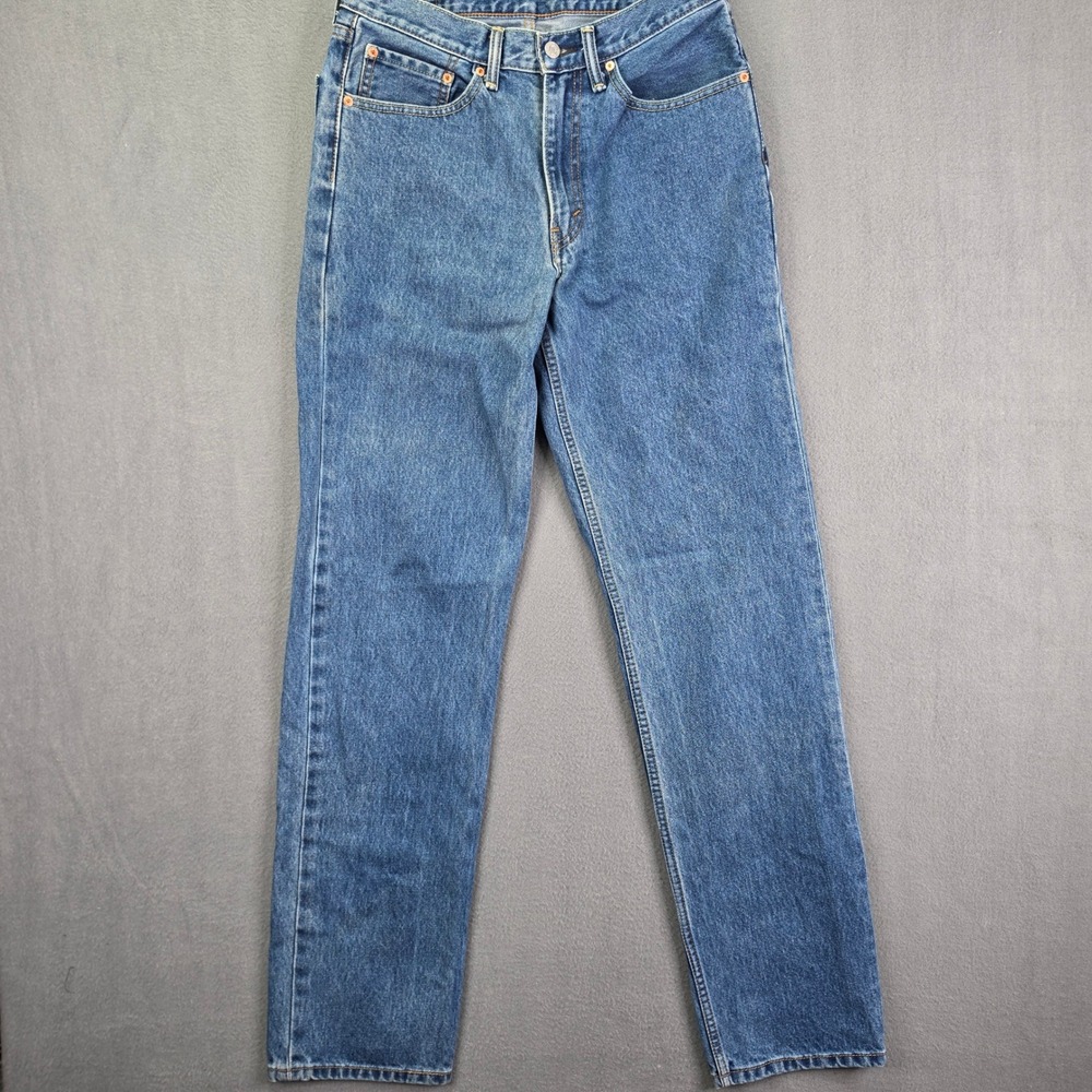 Levis 550 Relaxed Fit Jeans Blue Denim W32 L36 Cotton Straight Leg Classic